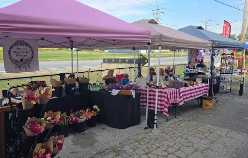 Vendor Tents at Market